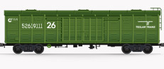 Box type wagons (volume 138 - 161 m3)